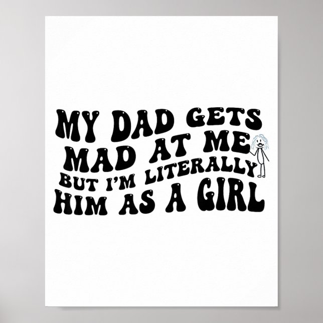 Mein Vater wird wütend auf mich, aber ich bin buch Poster (Vorne)