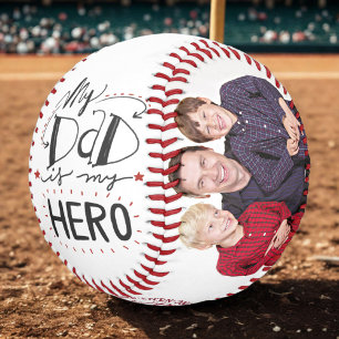 Mein Vater Zitat individuelles Foto Vater und Söhn Baseball