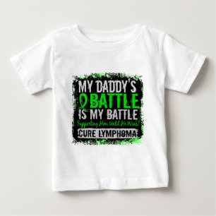 Mein Vati des Kampf-Lymphom-zu 2 Baby T-shirt