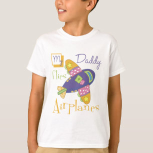Mein Vati fliegt Flugzeuge T-Shirt