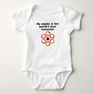 Mein Vati ist der beste Wissenschaftler des Wortes Baby Strampler
