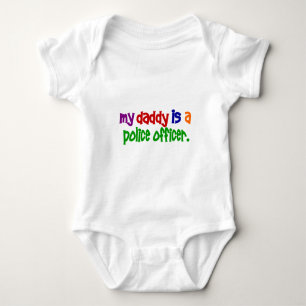 Mein Vati ist ein Polizeibeamte 1 (hauptsächlich) Baby Strampler