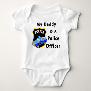 Mein Vati ist ein Polizeibeamte Baby Strampler