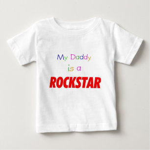 Mein Vati ist ein rockstar Baby T-shirt