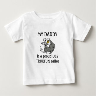 Mein Vati ist ein stolzer Seemann USSs TRUXTUN Baby T-shirt