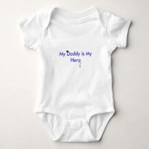 Mein Vati ist mein Held Baby Strampler