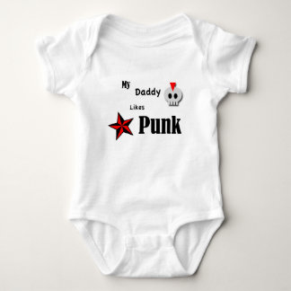 Mein Vati mag Punk Baby Strampler