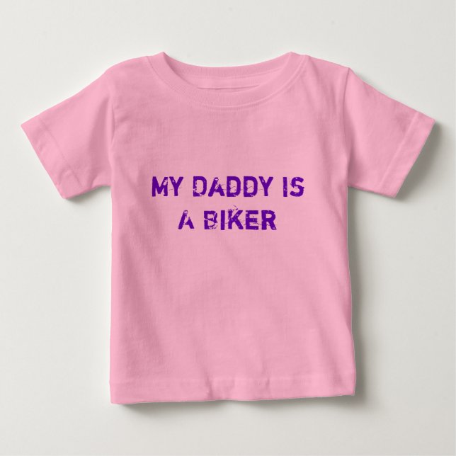 Mein Vatiisa-Radfahrer Baby T-shirt (Vorderseite)