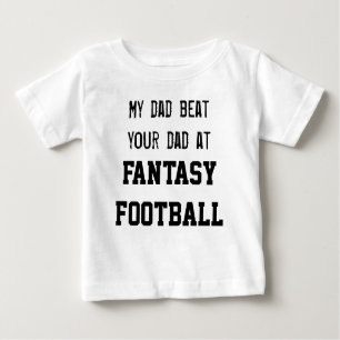 Mein Vatischlag Ihr Vati AM FANTASIE-FUSSBALL Baby T-shirt