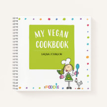 MEIN VEGANES COOKBOOK-Blank-Rezept-Notebook