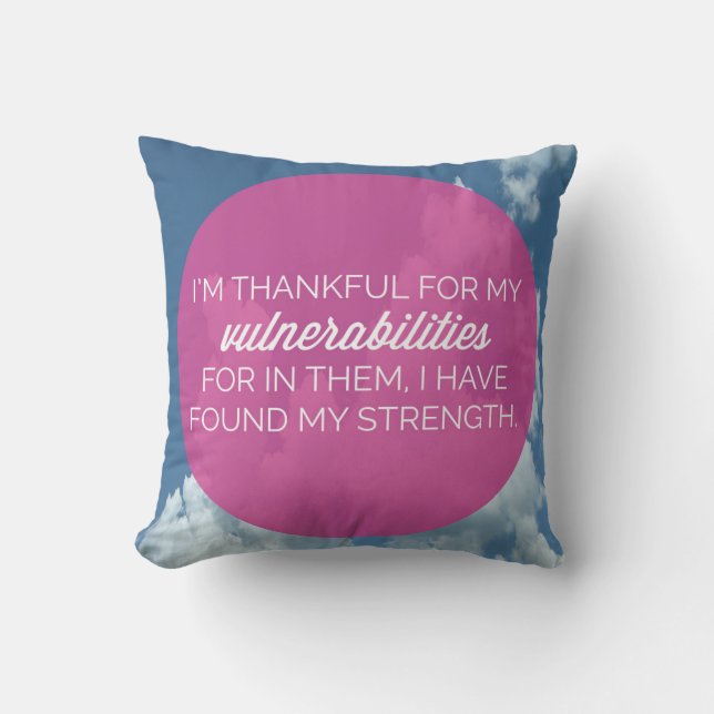 Mein Verletzungsquote Kissen (Vorderseite)