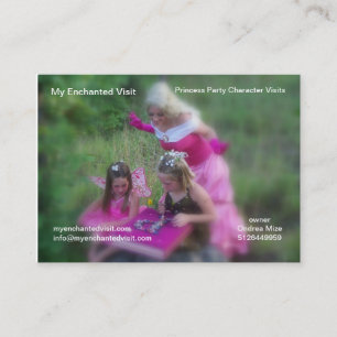 Mein verzauberter Besuch Visitenkarte
