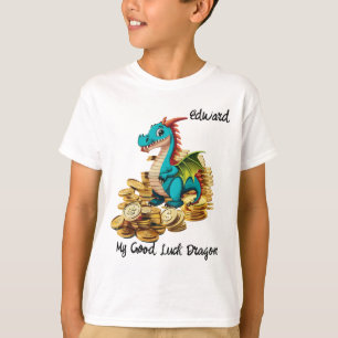 Mein Viel Glück Dragon - Anpassbare Jungs T-Shirt