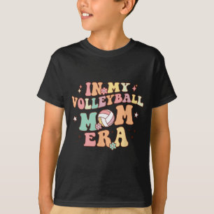 Mein Volleyball Mama Era Game Day Niedlich Retro V T-Shirt