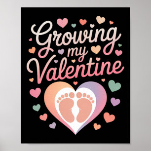 Mein wachsendes Valentins-Herzschlag Liebe Poster