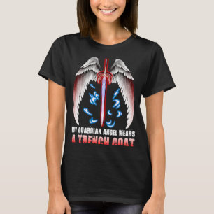 Mein Wächter Angel trägt eine Trittwolle T-Shirt