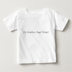 Mein Wächter-Engel schaukelt Säuglings-Shirt Baby T-shirt