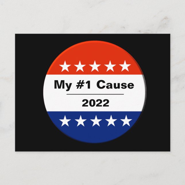 Mein Wahlproblem 2022 Postkarte (Vorderseite)