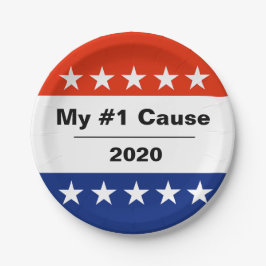 Mein Wahlthema 2020 Pappteller