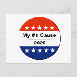 Mein Wahlthema 2020 Postkarte