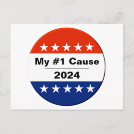 Mein Wahlthema 2024 Postkarte