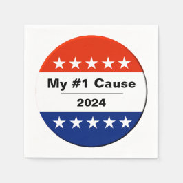 Mein Wahlthema 2024 Serviette