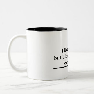 Mein wahres Ich Zweifarbige Tasse