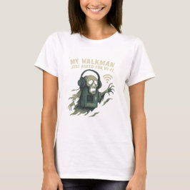 Mein Walkman fragte nach Wi-Fi Retro-Tech-Horror T-Shirt