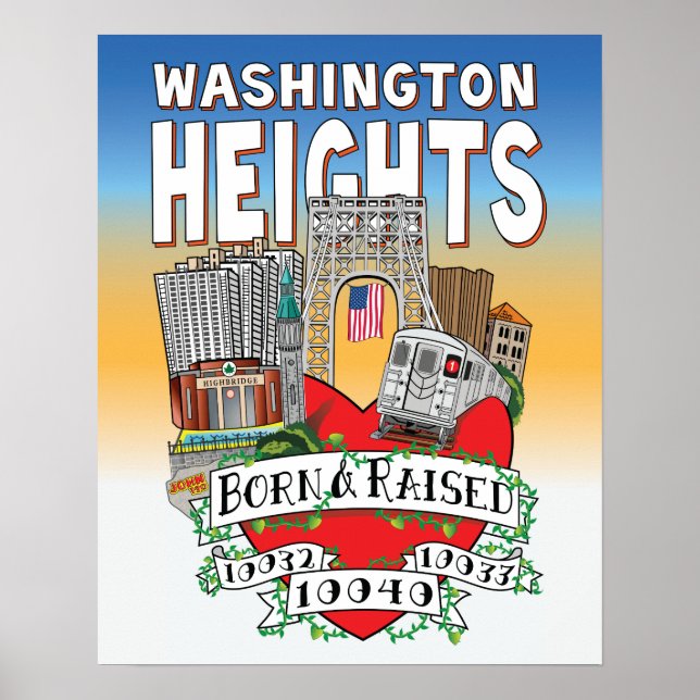 MEIN WASHINGTON HEIGHTS POSTER (Vorne)