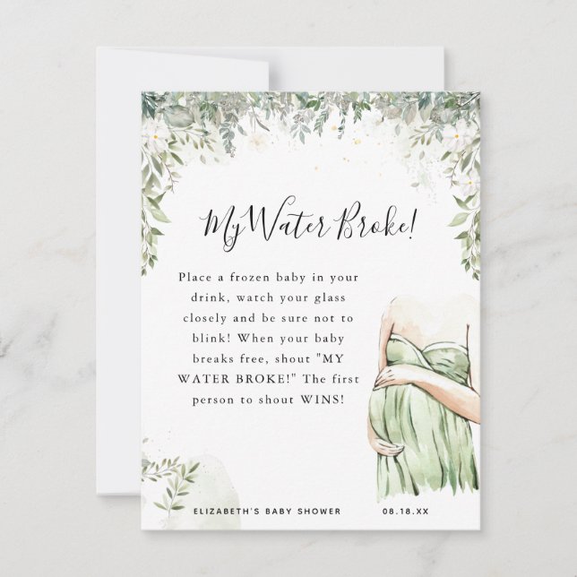 Mein Wasserbrot | Baby Showspiel (Vorderseite)