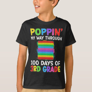 Mein Weg durch 100 Tage der Schule 3. Klasse Kinde T-Shirt