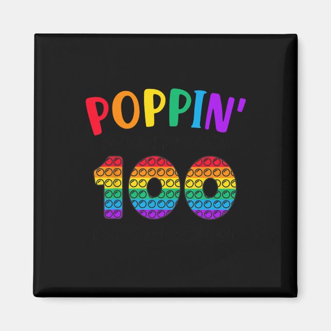Mein Weg durch 100 Tage Schulkinder 100. Magnet (Vorne)