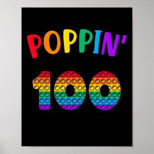Mein Weg durch 100 Tage Schulkinder 100. Poster