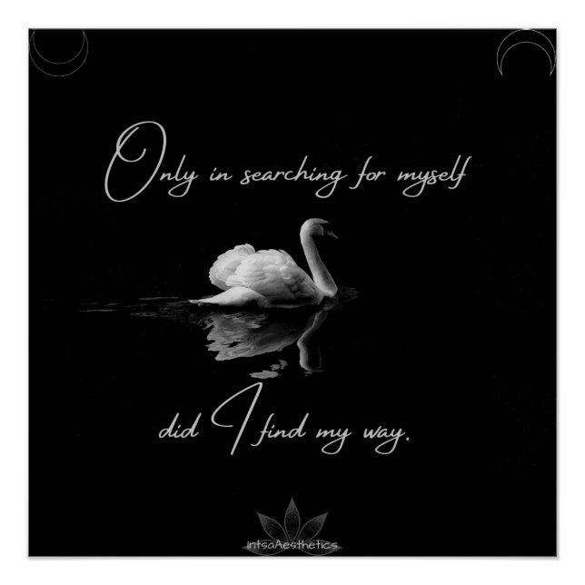 Mein Weg-Glossy-Poster finden Poster (Vorderseite)