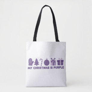 Mein Weihnachten ist Purple Holiday Xmas
