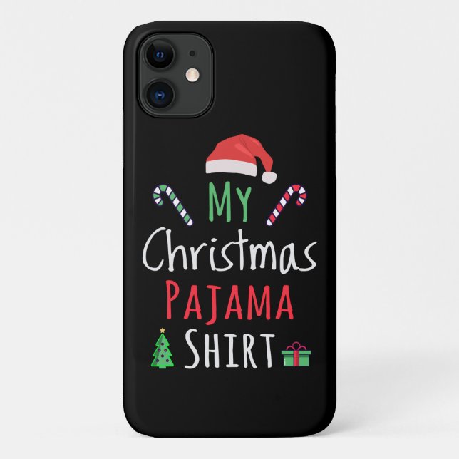 Mein Weihnachts-Pajama-Shirt Case-Mate iPhone Hülle (Rückseite)