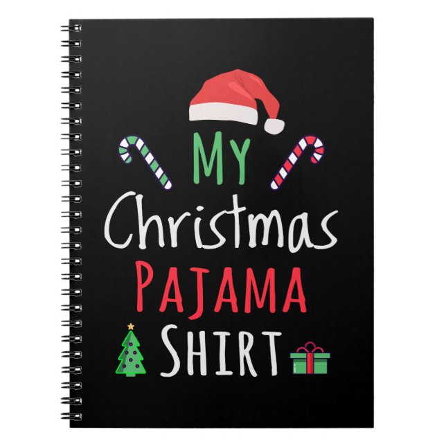 Mein Weihnachts-Pajama-Shirt Notizblock (Vorderseite)