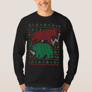 Mein Weihnachts Pajama Sweater Day Trading Stock T T-Shirt