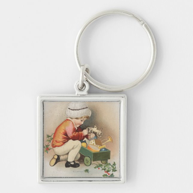 Mein Weihnachts-WishKid, Spielzeug zu beobachten Schlüsselanhänger (Vorne)