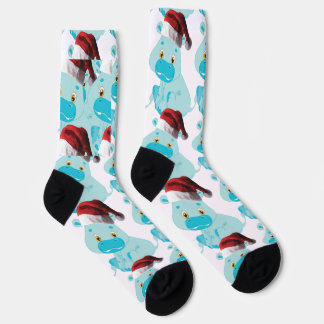 Mein Weihnachtsbaby-Flusspferd Socken