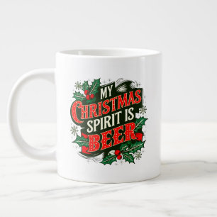 Mein Weihnachtsgeist ist Bier-89379 Jumbo-Tasse