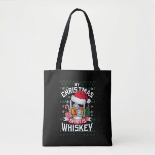 Mein Weihnachtsgeist ist Whiskey hässlicher Sweate