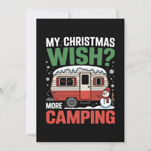 Mein Weihnachtswunsch Mehr Camping-Wohnmobil-Schne Einladung