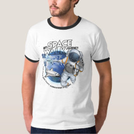 Mein Weltraumspaziergang-Abenteuer | Männer Ringer T-Shirt