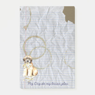 Mein Wheaten aß meinen Unterrichtsplan Post-it Klebezettel