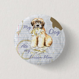 Mein "Wheaten Ate My Lessingplan" Button