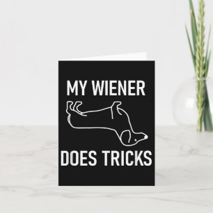 Mein Wiener Hund macht Tricks, Dachshund, Lustig, Karte