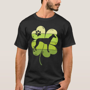 Mein Windhund ist mein glücklicher Arm. Saint Patr T-Shirt