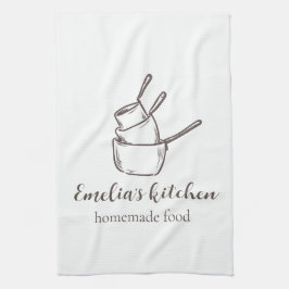 Mein winziges Kitchen Small Business Logo Geschirrtuch