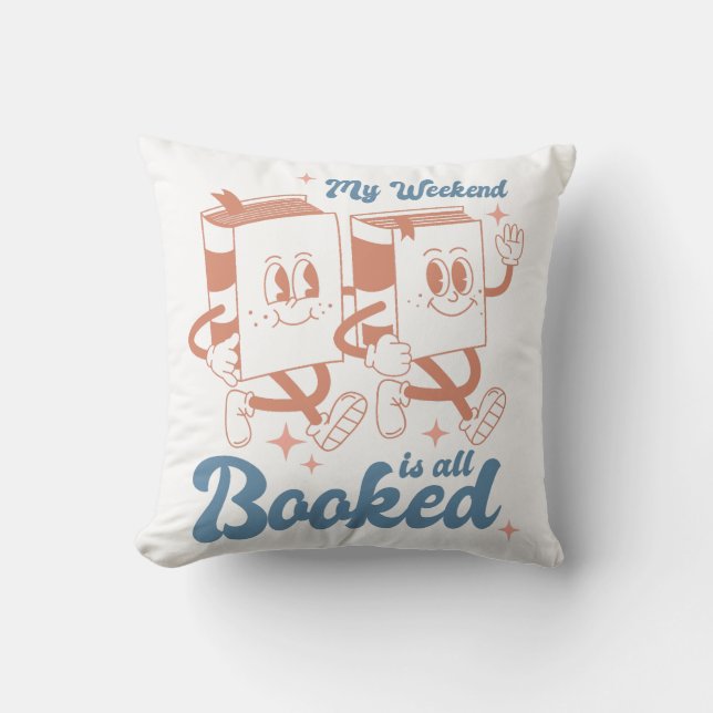 Mein Wochenende ist reserviert Kissen (Vorderseite)